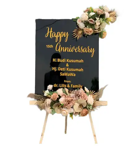 Papan Bunga Akrilik Wiyu